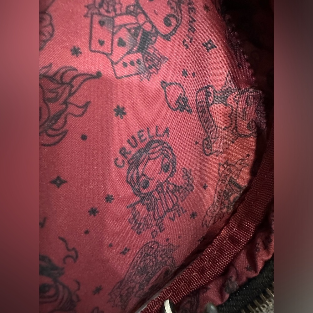 Loungefly POP Disney Villains Tattoo All Over Print Backpack NWT​​ - Picture 4 of 5